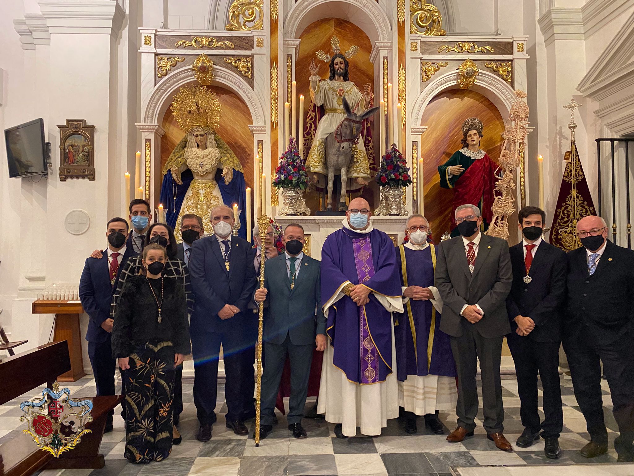 Toma de posesión de la nueva junta de la Hermandad de Jesús de la Paz y ...