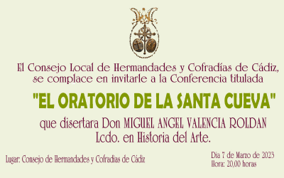 Conferencia «EL ORATORIO DE LA SANTA CUEVA»