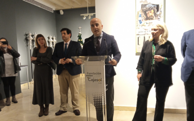 Inauguración exposición por parte de Fundación Cajasol
