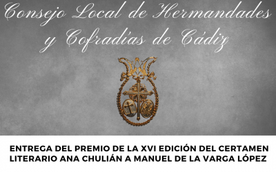Entrega del premio de la XVI edición del Certamen Literario Ana Chulián a Manuel de la Varga López.