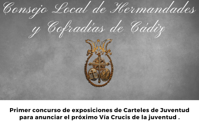 Primer concurso de exposiciones de Carteles de Juventud para anunciar el próximo Vía Crucis de la juventud .