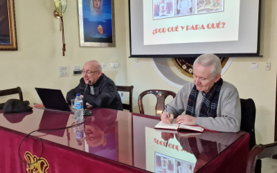 CURSO DE FORMACIÓN DEL CONSEJO, SEGUNDA CHARLA A CARGO DEL PADRE OSCAR SOBRE EL PORQUE DE LA SEMANA SANTA.