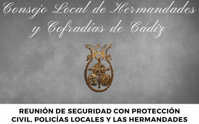 Reunión de seguridad con Protección Civil, Policías Locales y las Hermandades