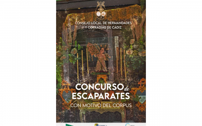 Cartel del concurso de altares y escaparates 2024.  