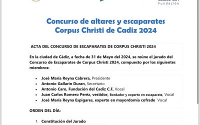 Concurso de altares y escaparatesCorpus Christi de Cadiz 2024