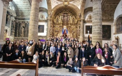 Acto del Vía Crucis de la juventud