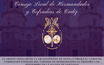 El obispo auxiliar de la Archidiócesis de Sevilla abrirá el curso de formación cofrade del Consejo de Hermandades el próximo 4 de noviembre en la iglesia de Santiago