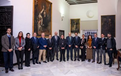 El Administrador Apostólico recibe al pregonero de la Semana Santa de Cádiz 2026
