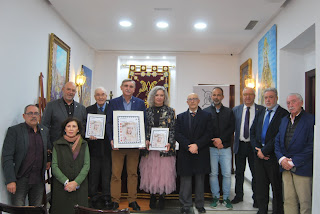 Presentación de la exposición y del sello personalizado de Ntra. Sra. del Buen Fin, de la Cofradía de la Sentencia, diseñado por Juan Antonio Casas