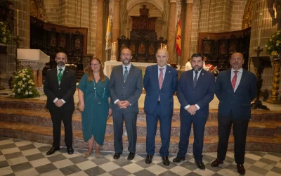 Toma de posesión del nuevo presidente de la Unión de Hermandades de Jerez y de su junta permanente en la Catedral de Jerez