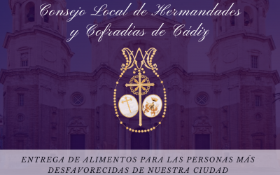 Entrega de alimentos para las personas más desfavorecidas de nuestra ciudad