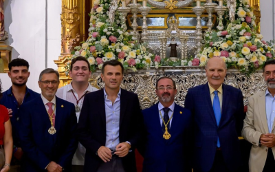 Visita institucional a la hermandad de los Desamparados,