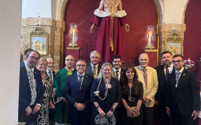 Toma de posesión de la nueva junta de gobierno de la hermandad del Despojado.